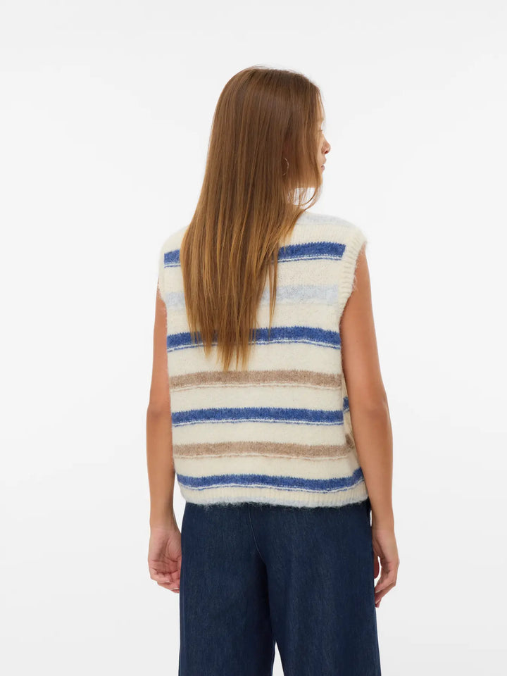 Vero Moda Stripe Knit Waistcoat