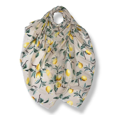 Lemon Print Scarf