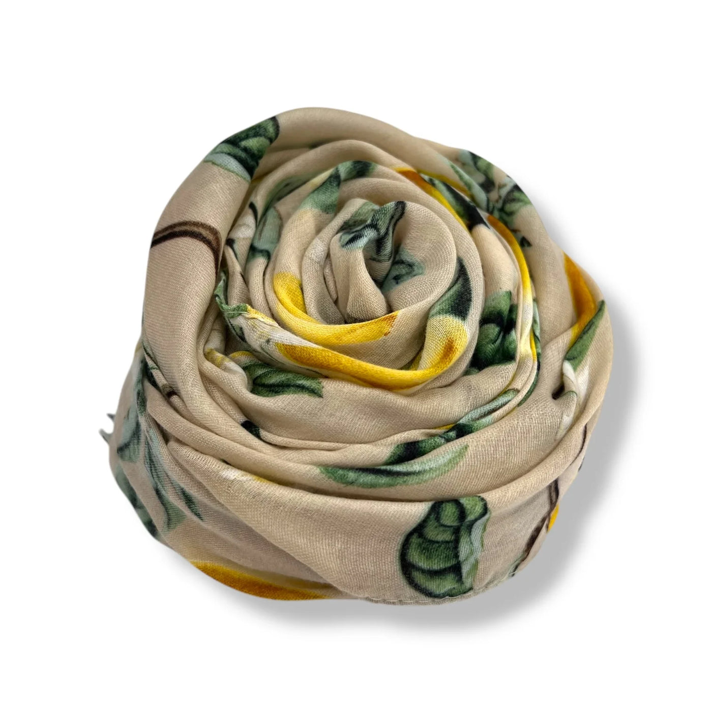 Lemon Print Scarf