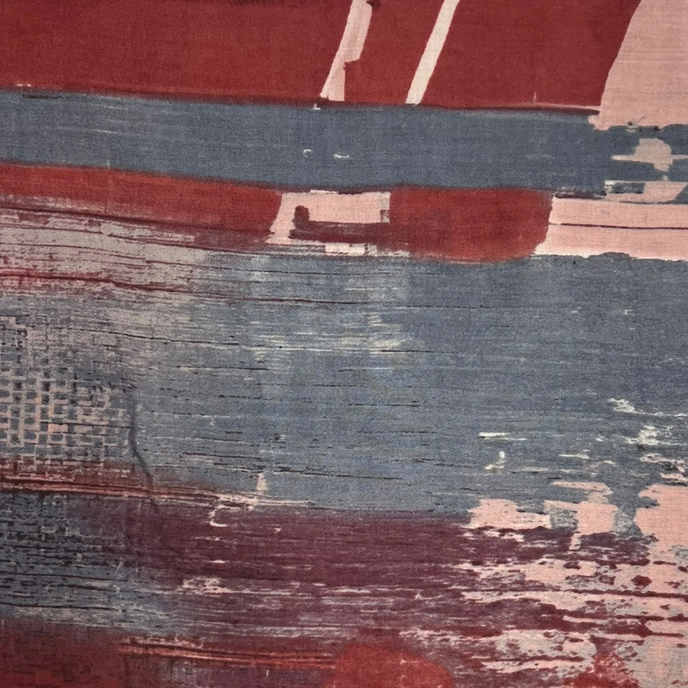 Burgundy Brush Strokes Scarf