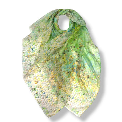 Green Petals Scarf