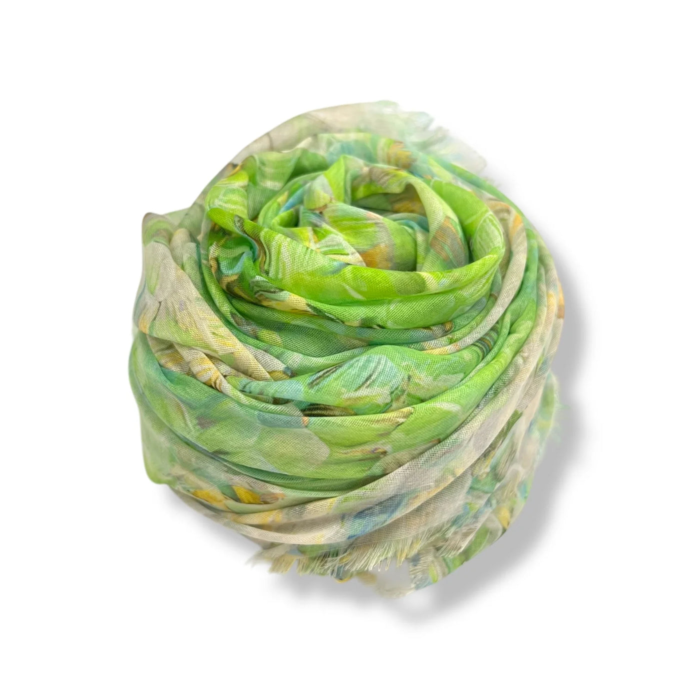 Green Petals Scarf