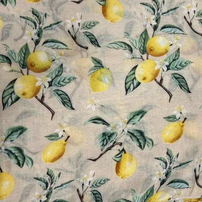 Lemon Print Scarf