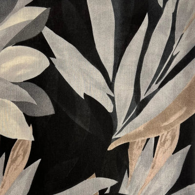 Black Autumn Leaves Scarf