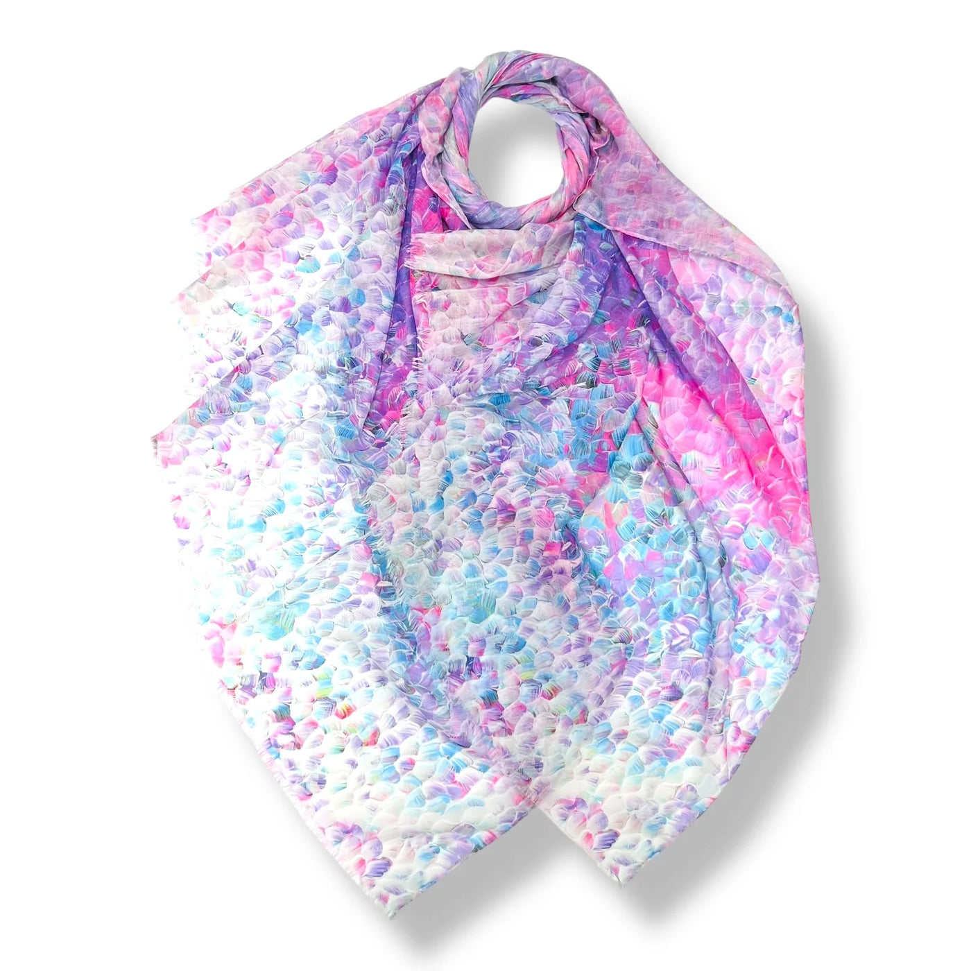 Purple Petals Scarf