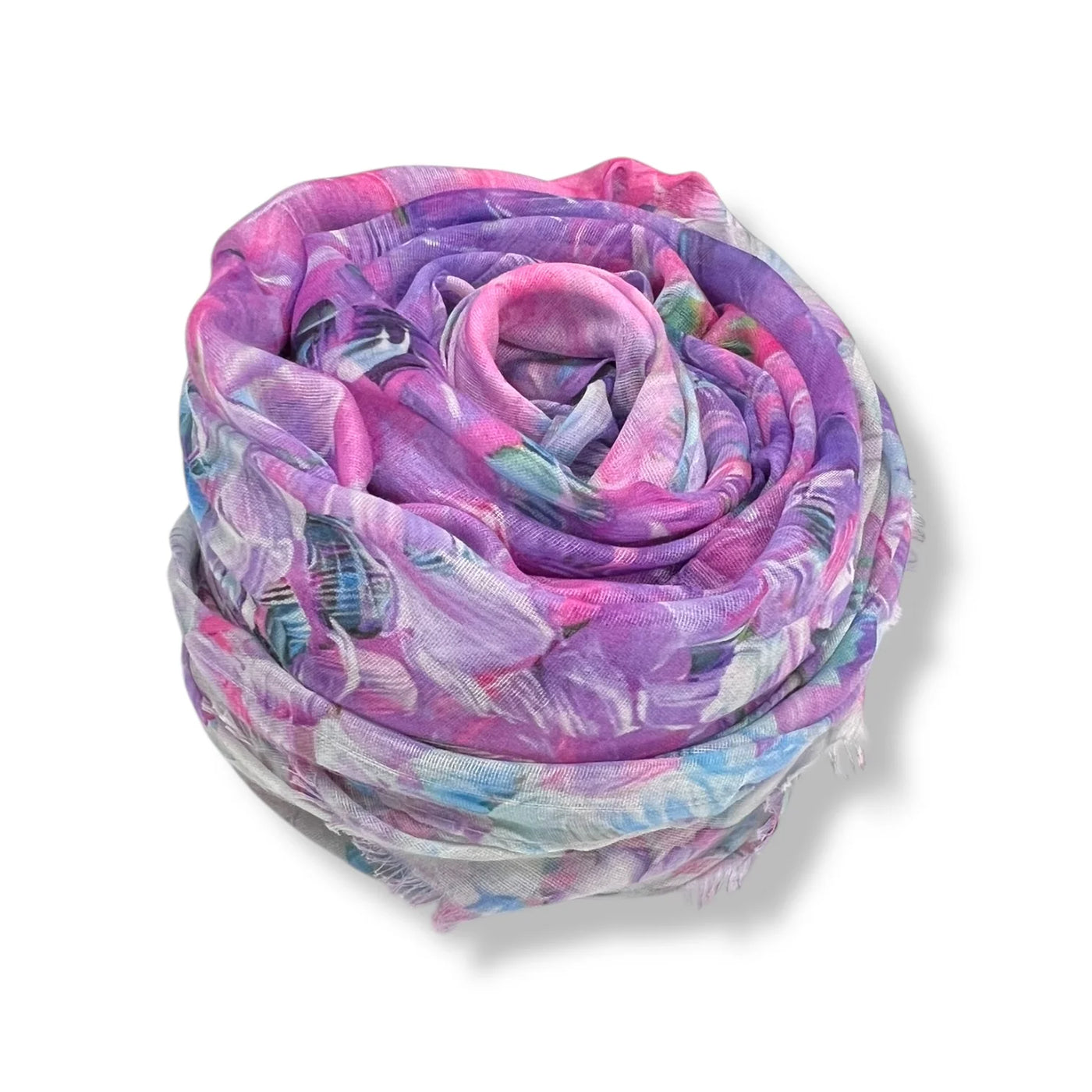 Purple Petals Scarf