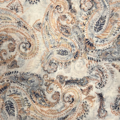 Ecru Paisley Scarf