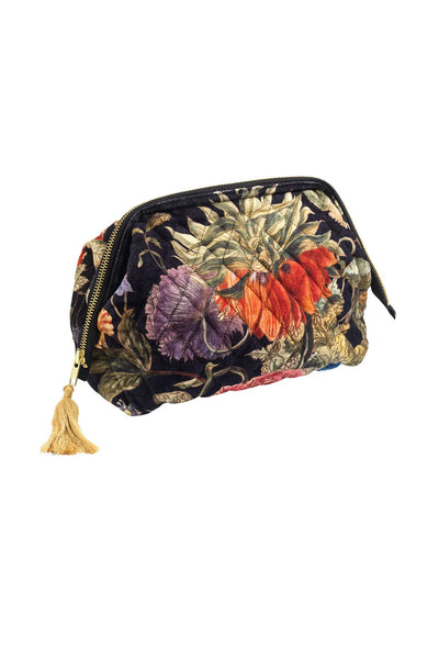 Primula Black Velvet Pouch Bag