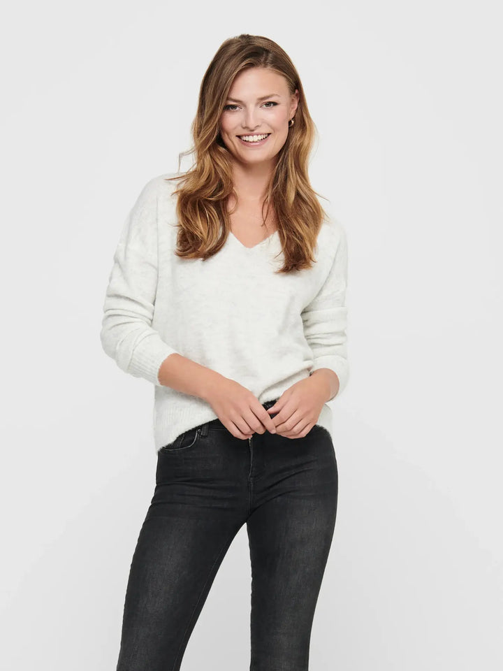 JDY Cloud Dancer Elanora Knit