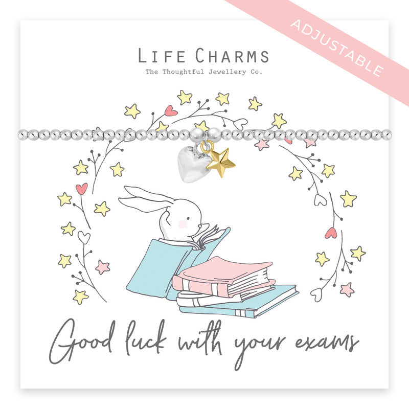 Life Charms - Good Luck With Exams Bracelet