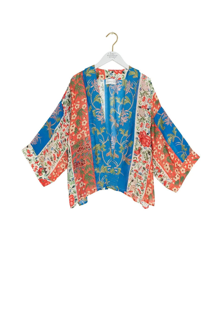 Ribbons Cobalt Kimono