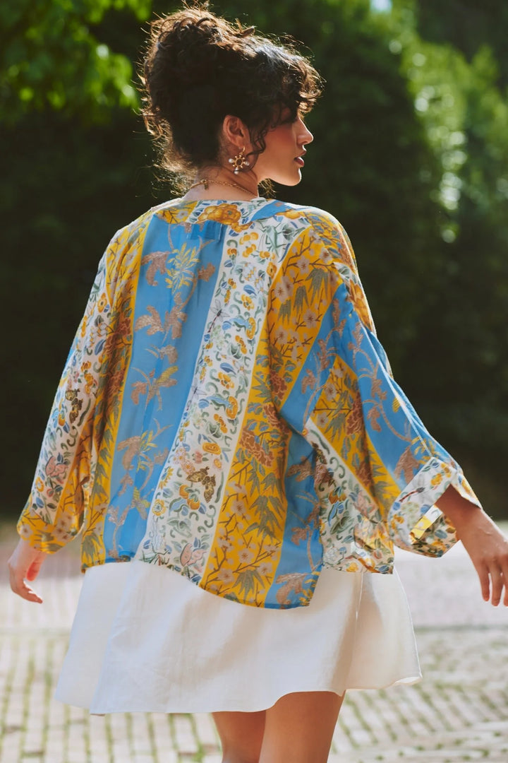 Ribbons Gold Kimono