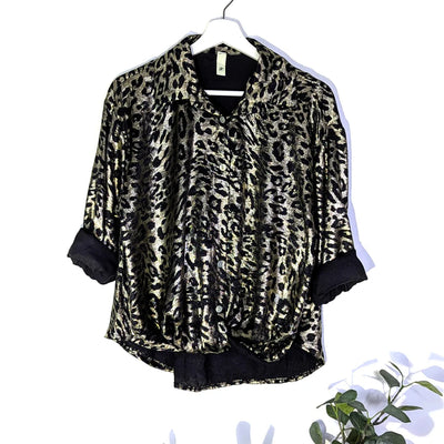 Metallic Leopard Shirt