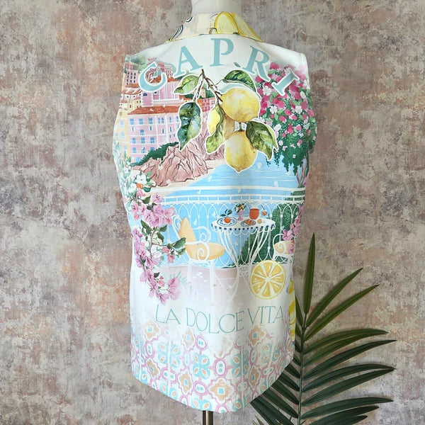 La Dolce Vita Sleeveless Blazer