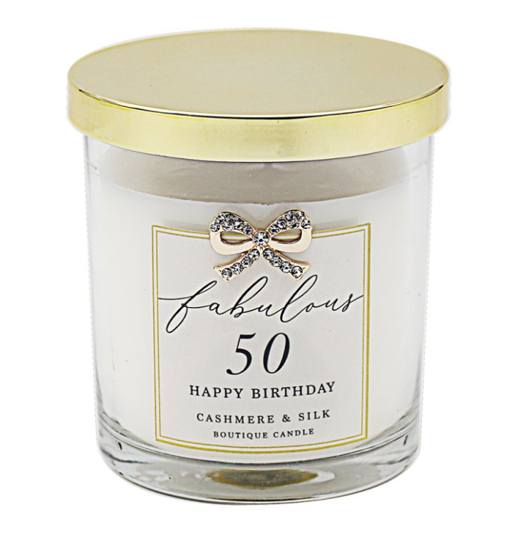 'Fabulous 50' Birthday Candle