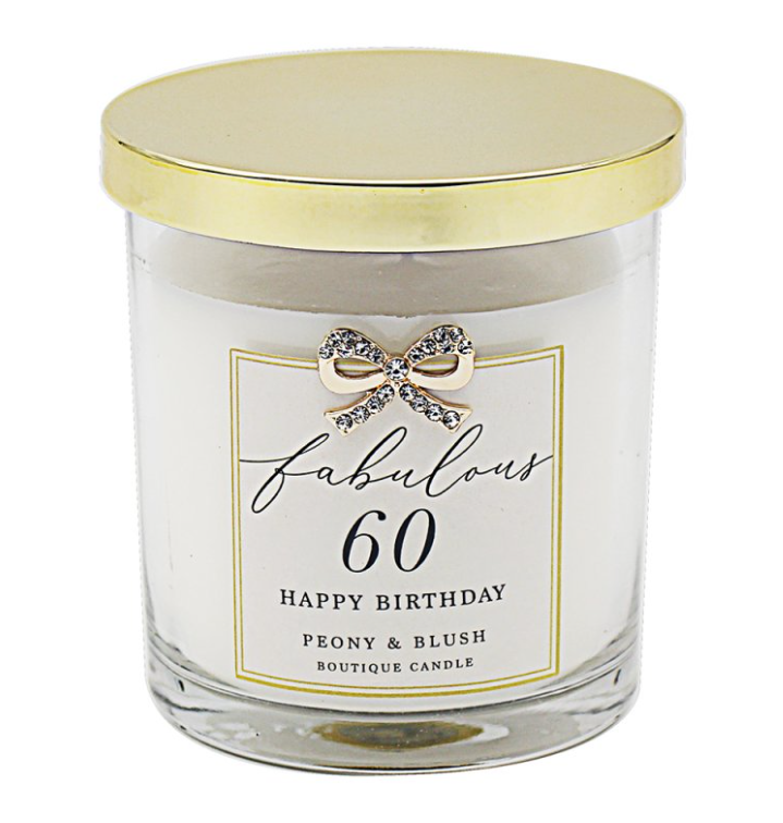'Fabulous 60' Birthday Candle