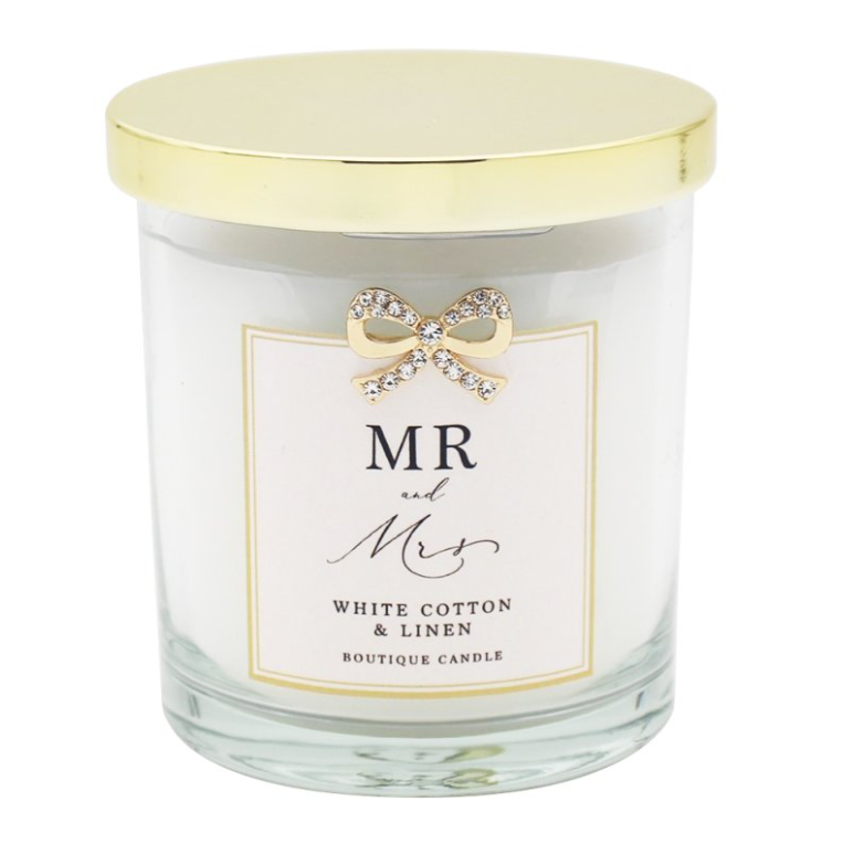 'Mr & Mrs' Candle