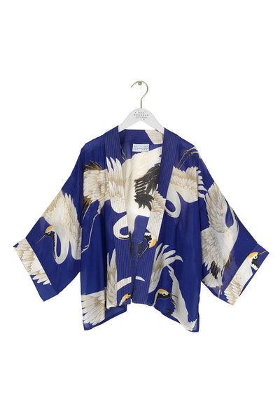 Stork Royal Blue Kimono