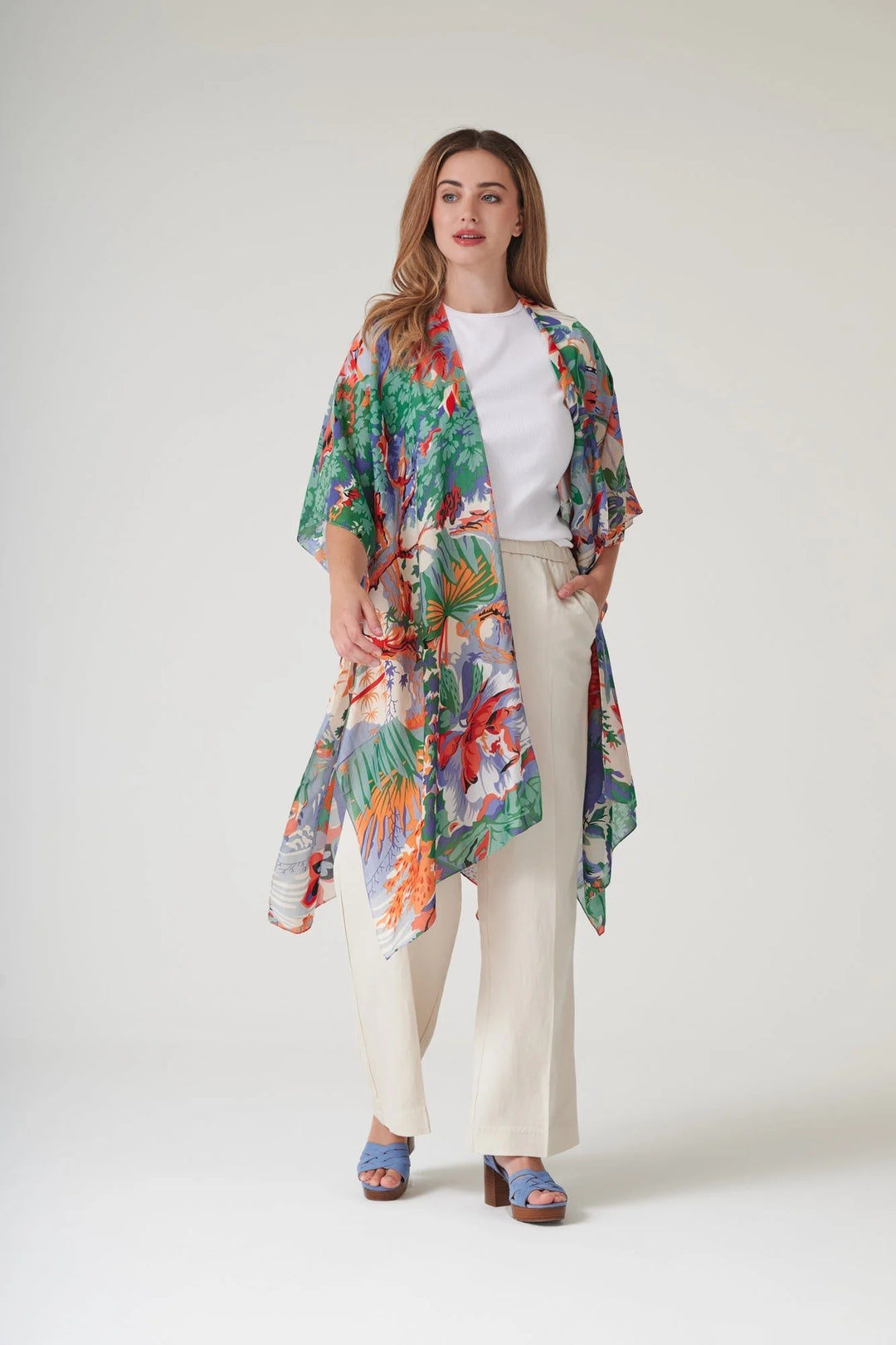 Tropicana Blue Throwover