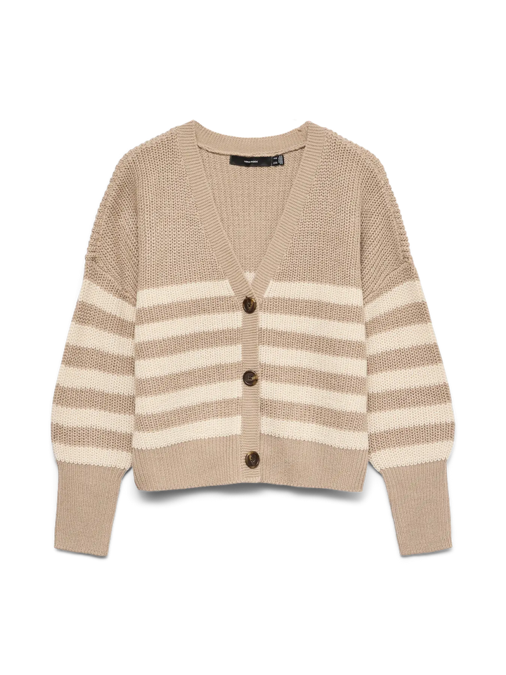 Vero Moda Stone Stripe Lea Cardy