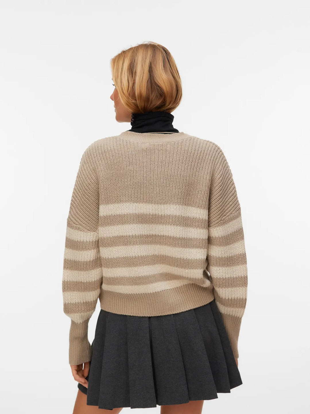 Vero Moda Stone Stripe Lea Cardy