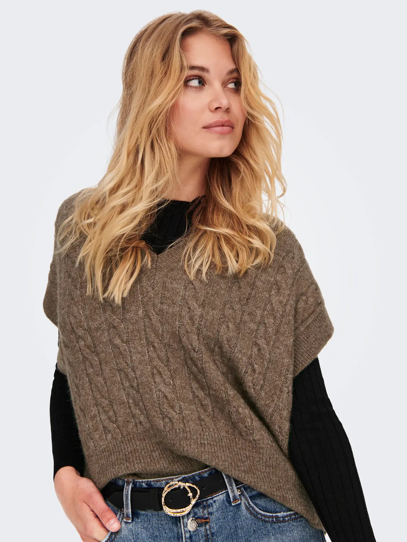 ONLY Caribou Melody Knit Vest
