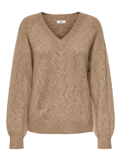 JDY Camel Aspen Knit