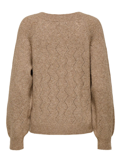 JDY Camel Aspen Knit