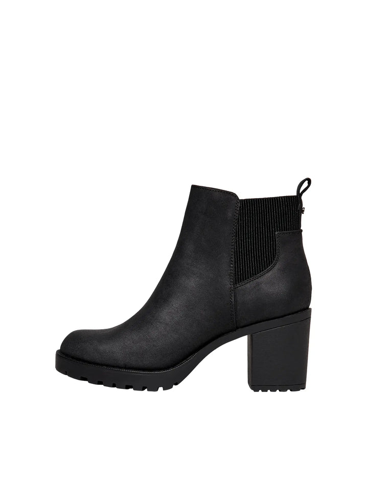 ONLY Black Heeled Ankle Boots
