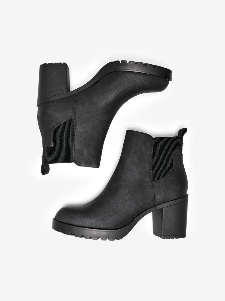 ONLY Black Heeled Ankle Boots