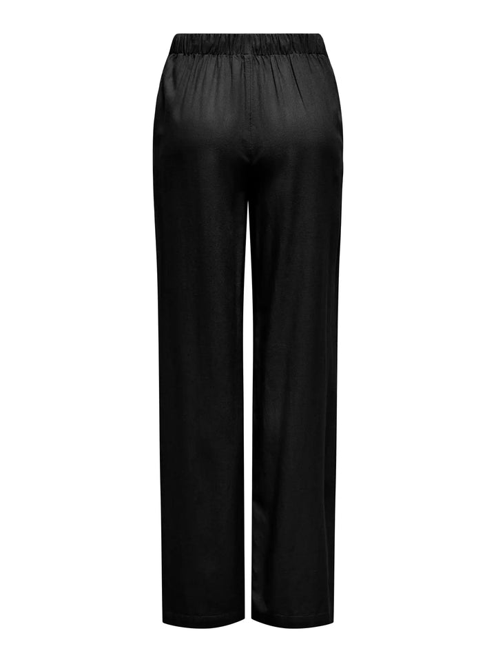 ONLY Black Goa Linen Trousers