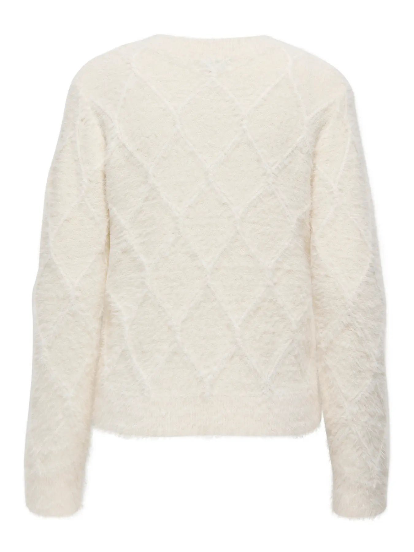 JDY Cream Diamante Button Cardy