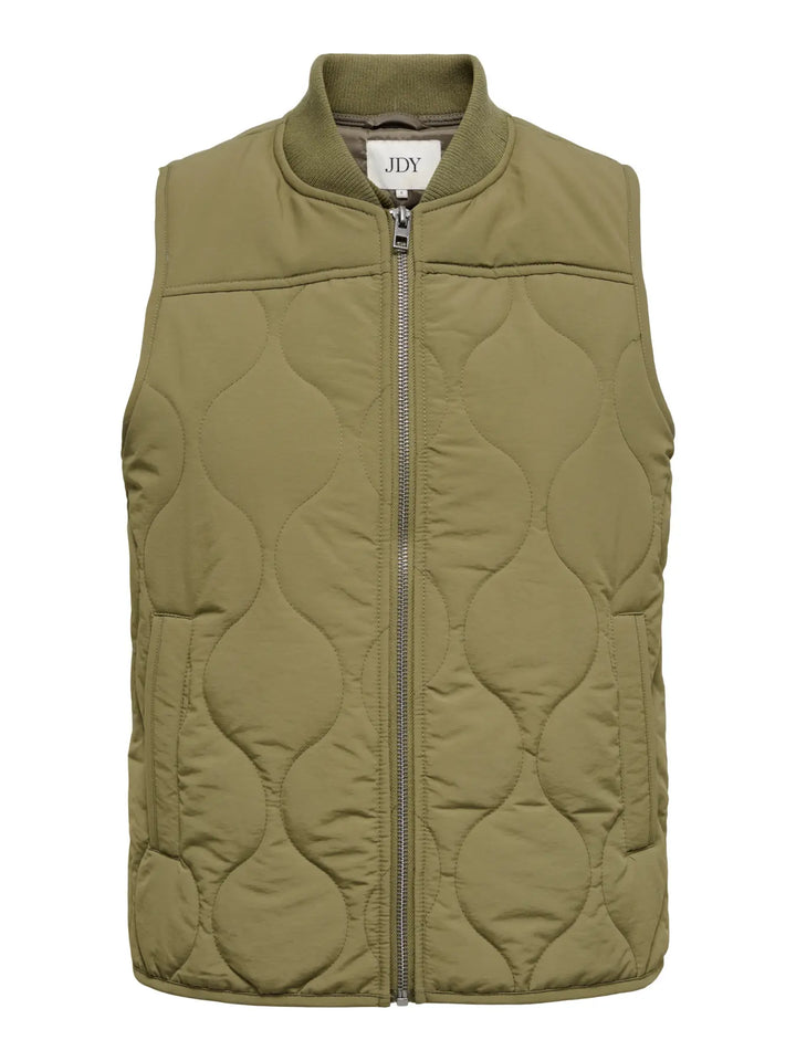 JDY Khaki Raya Quilted Gilet