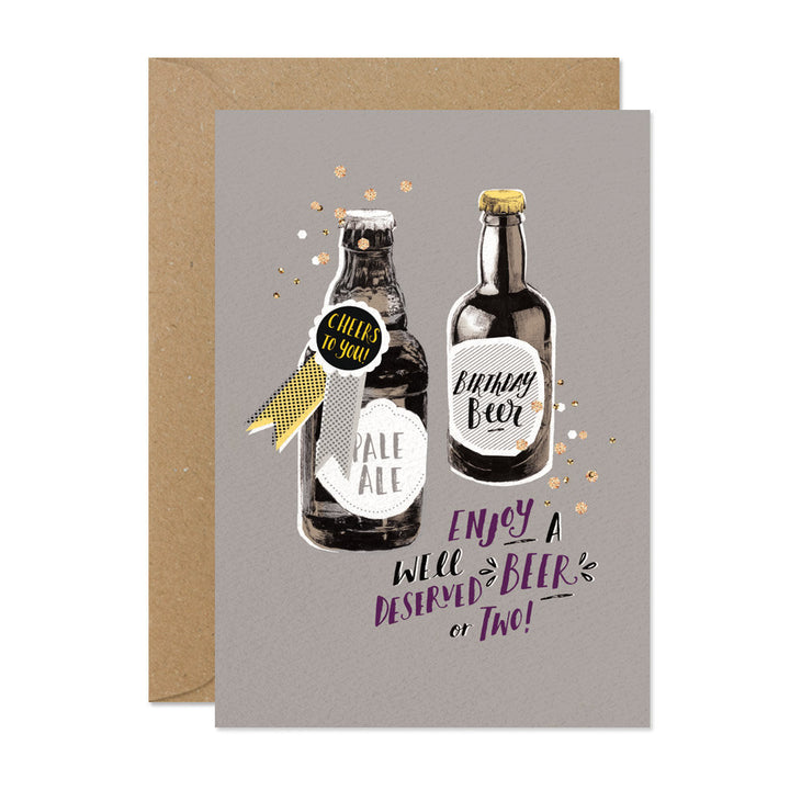 Birthday Beer Or Two Card