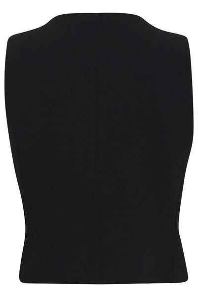 Fransa Black Waistcoat