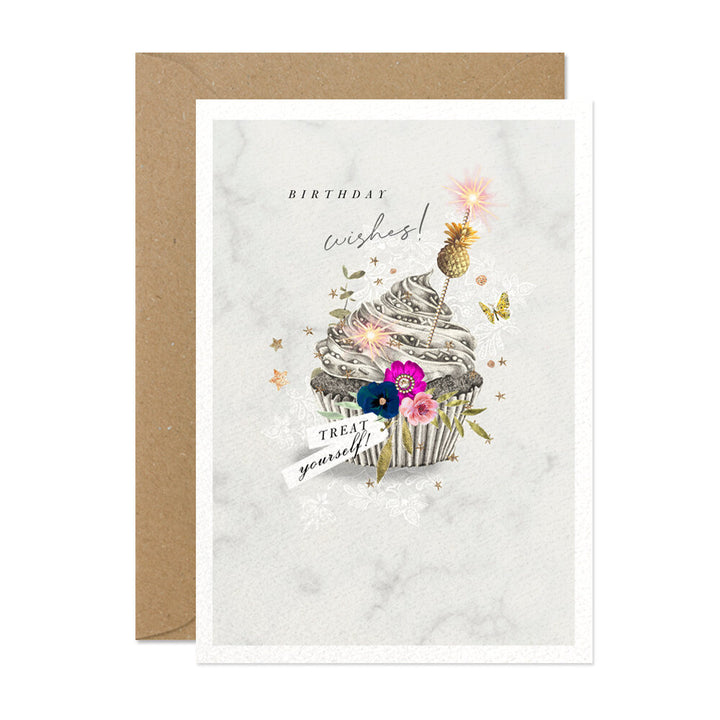 Birthday Wishes Cupcake Card