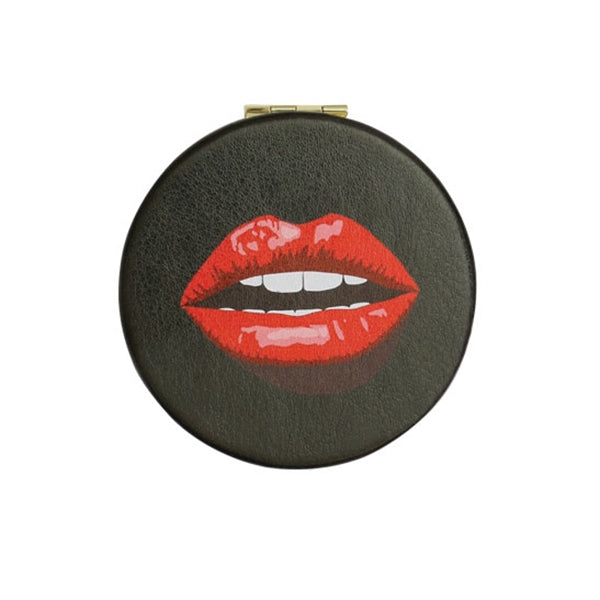 Red Lips Compact Mirror