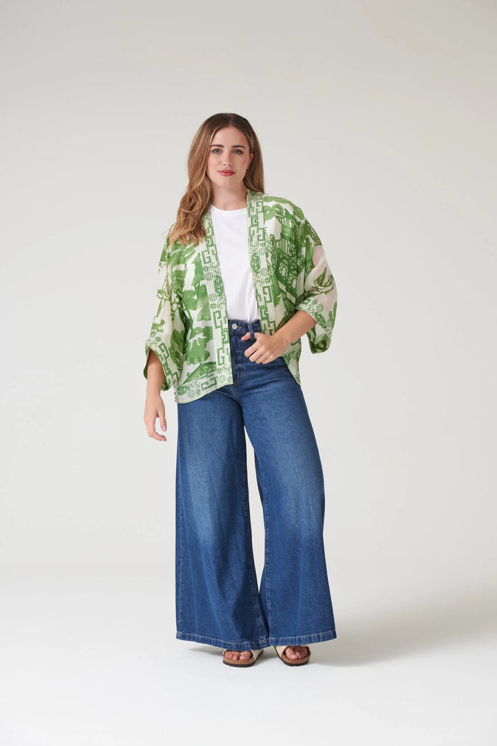 Giant Willow Green Kimono