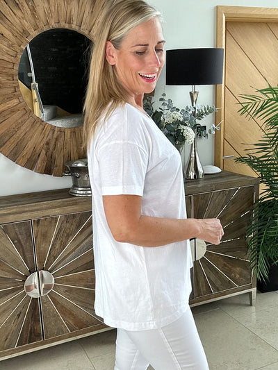 White Oversized Millie T Shirt