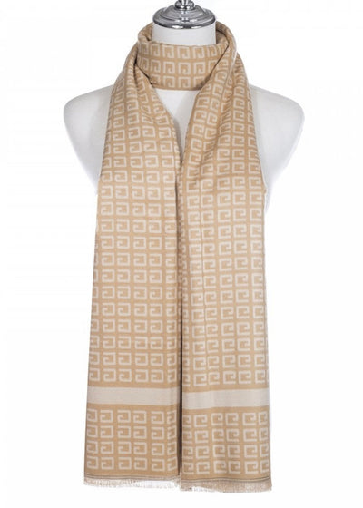 Cream G Print Scarf