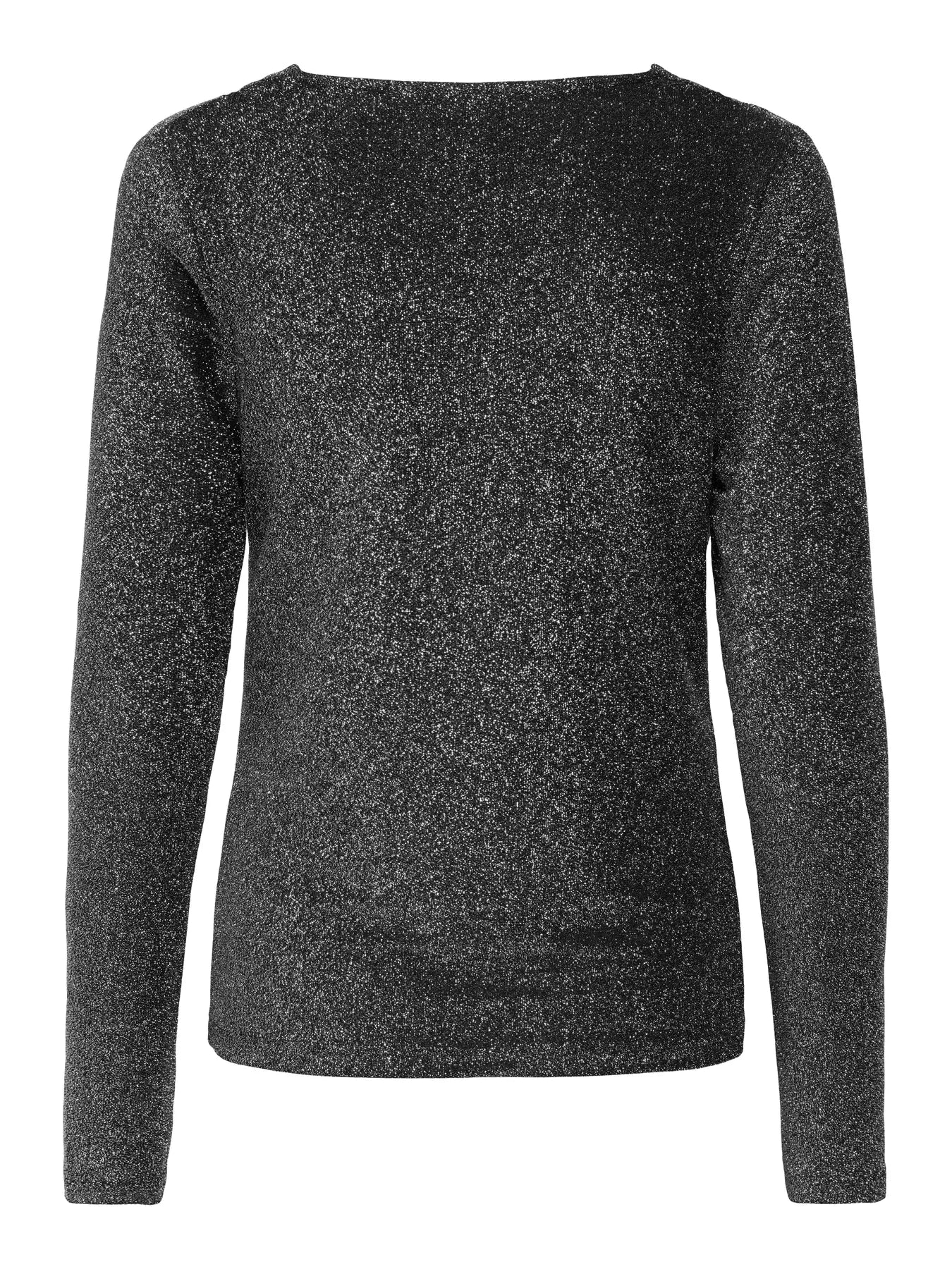 ONLY Silver Glitter Cowl Neck Top