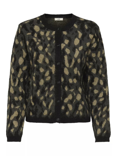 JDY Asphalt Leopard Cardy