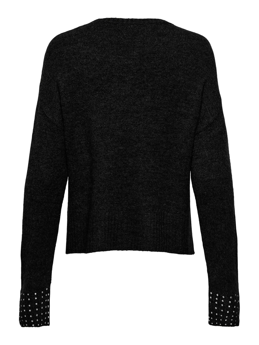 ONLY Black Diamante Sleeve Jumper