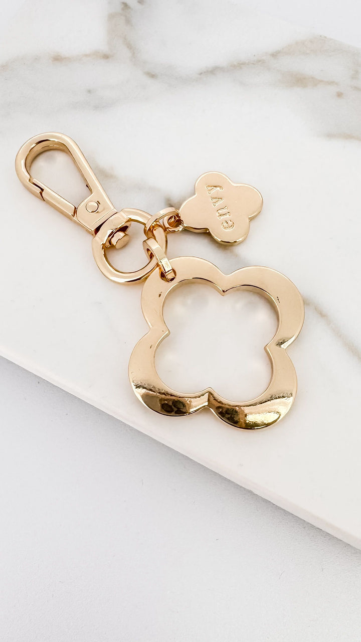 Gold Clover Boxed Keyring