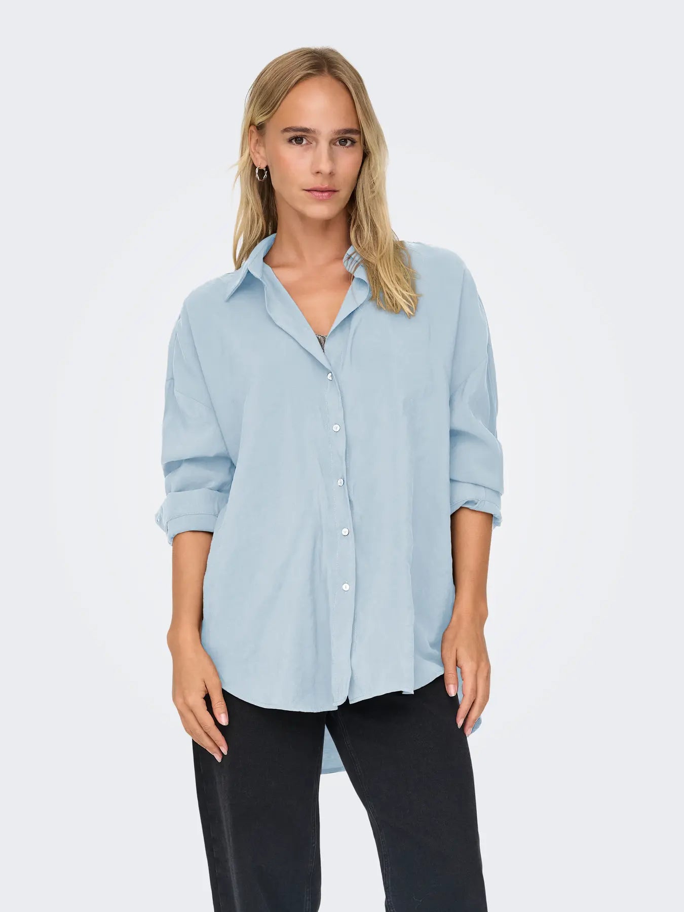 ONLY Pale Blue Zazima Shirt