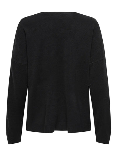 ONLY Black Sequin Shoulder Knit