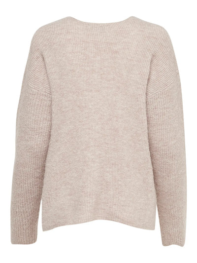 ONLY Stone Camilla V Neck Jumper