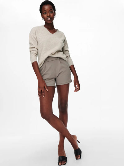 ONLY Stone Camilla V Neck Jumper