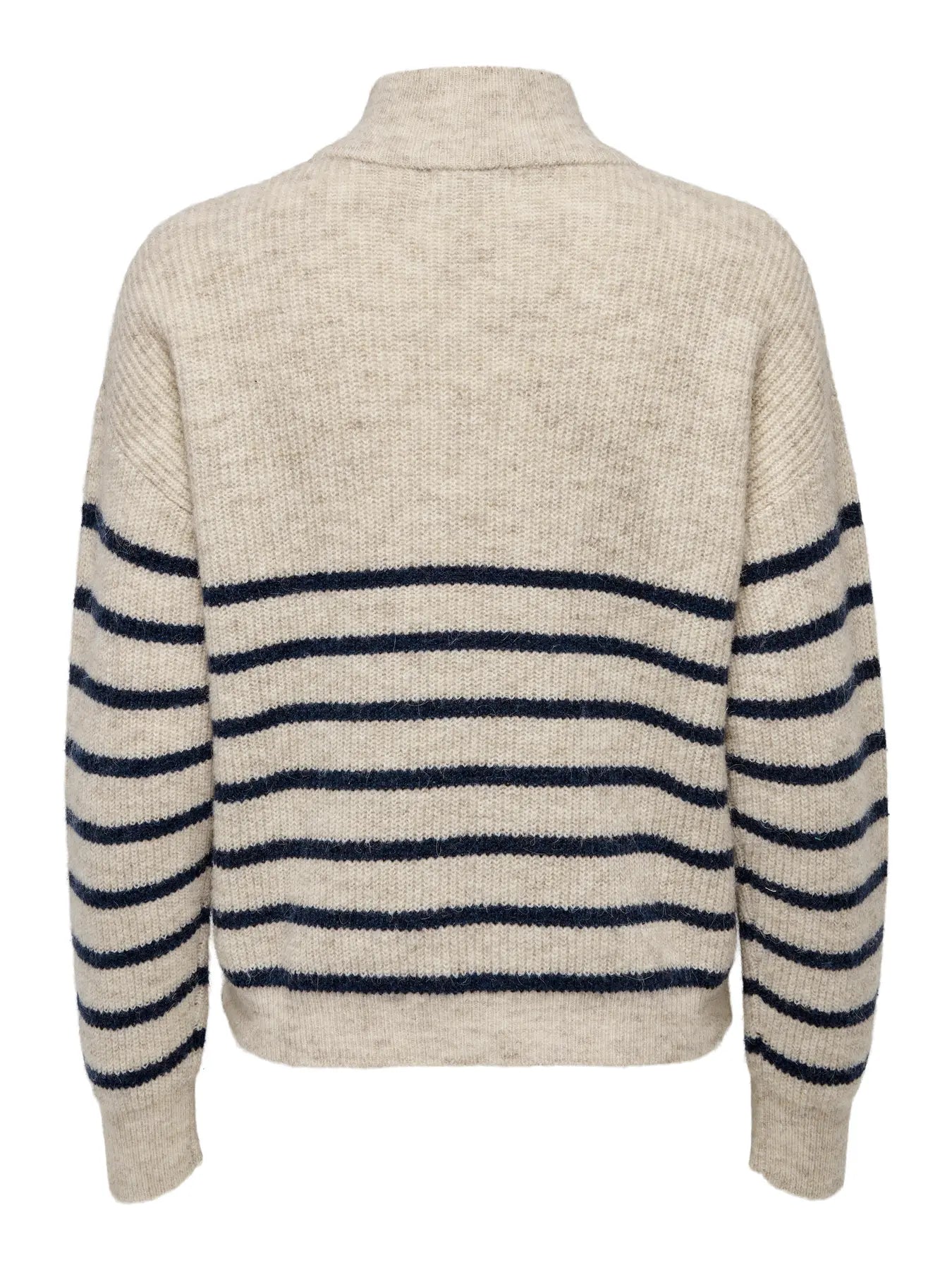 ONLY Stripe Tokyo Zip Pullover
