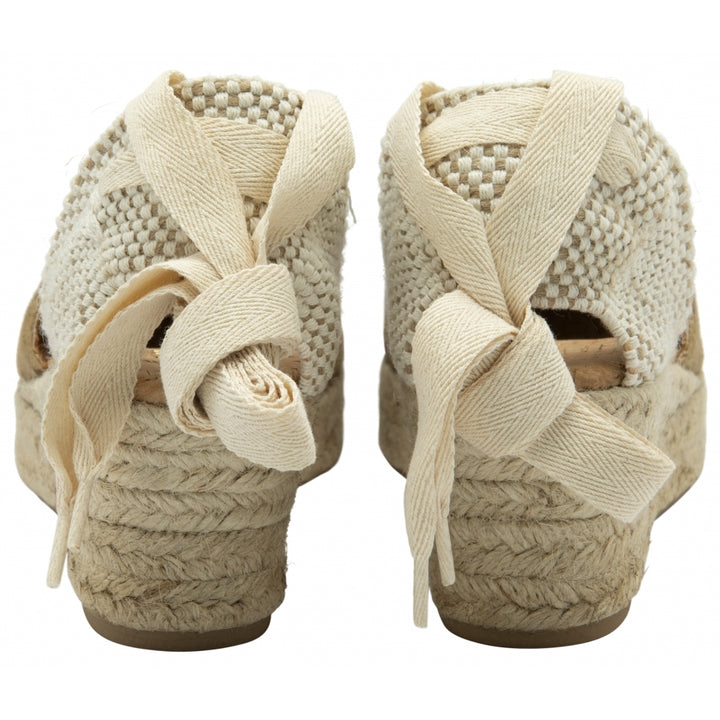 Mushroom Athea Espadrille Wedges